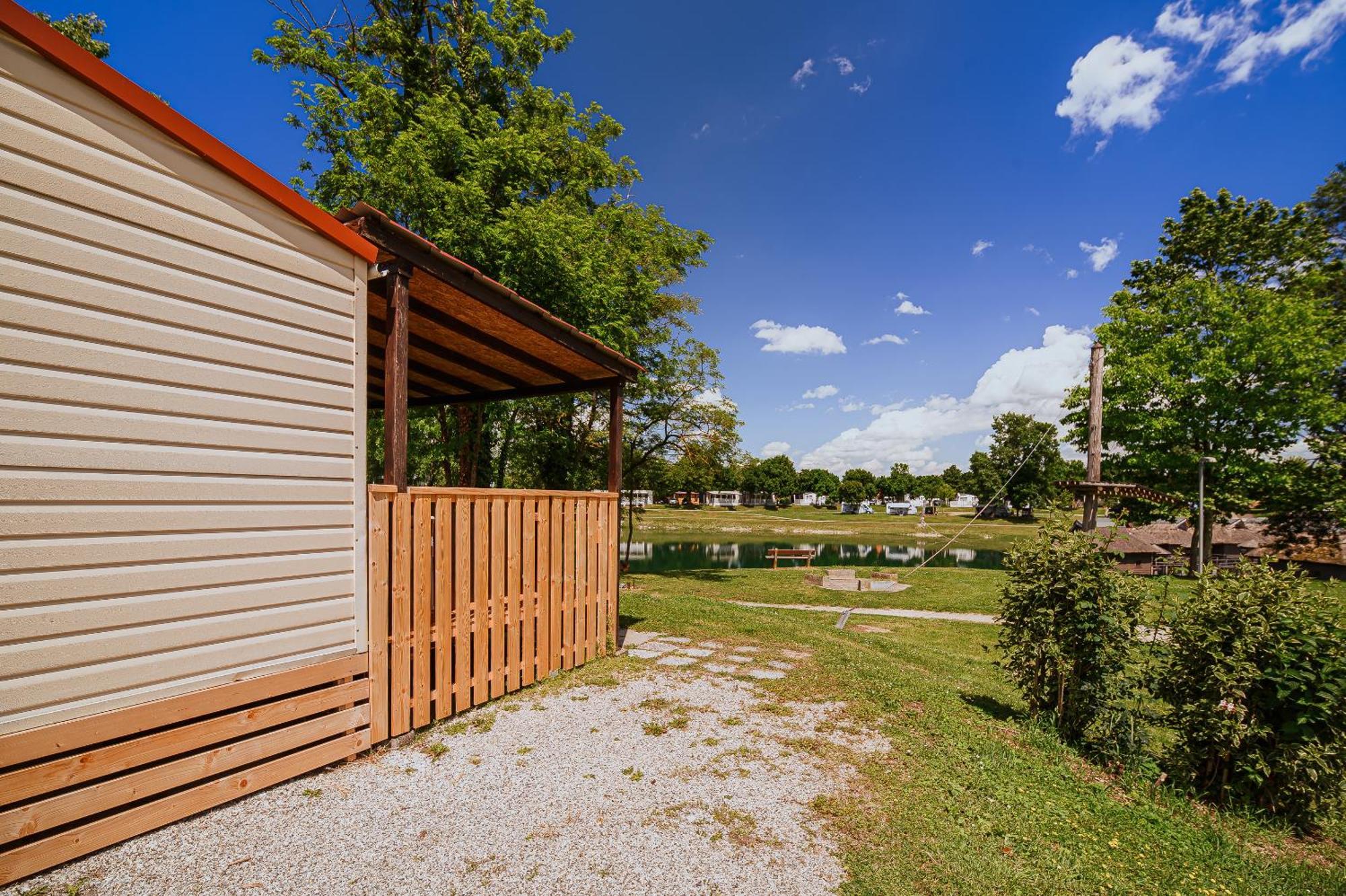 Lake View Mobile Homes With Thermal Riviera Tickets In Terme Catez Чатеж-об-Сави Экстерьер фото